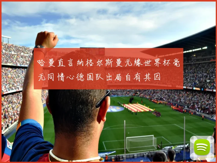 哈曼直言纳格尔斯曼无缘世界杯毫无同情心德国队出局自有其因